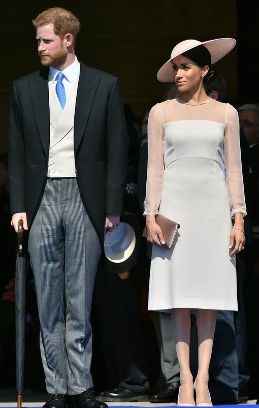 Меган Маркл с теперь уже мужем, принцем Гарри