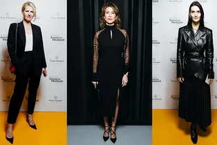 Полина Киценко и Ольга Слуцкер на премии Veuve Clicquot Business Woman Award