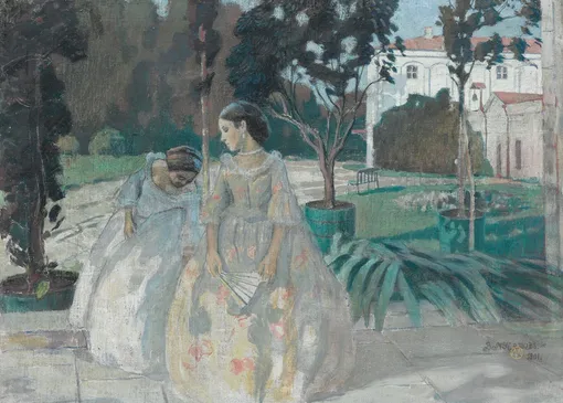 В.Э. Борисов-Мусатов. Гобелен. 1901 В.Э. Борисов-Мусатов. Гобелен. 1901