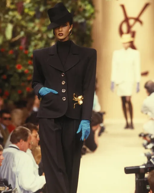 Saint Laurent осень-зима 1988
