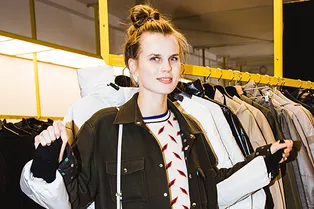 Александра Ревенко, Никита Кукушкин и Оксана Он на открытии универмага «Марсаков»