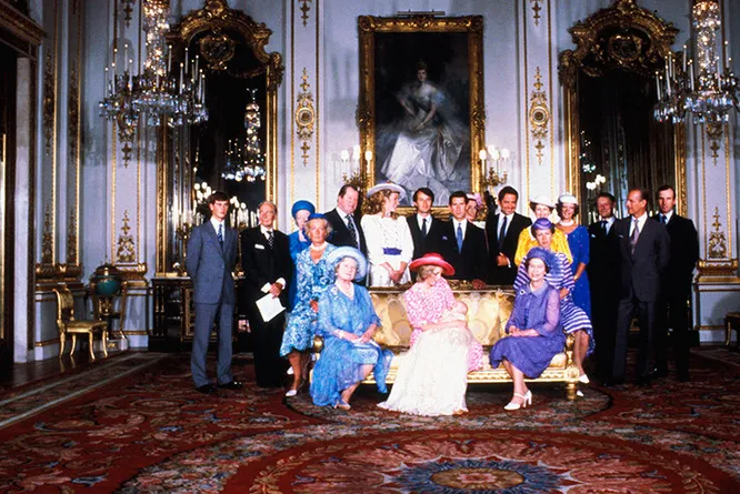 Крестины принца Уиллиама, август 1982