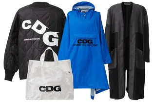 Шерстяная парка, универсальный черный свитшот и пластиковый шоппер: за какими вещами охотиться из новой линии Comme des Garçons