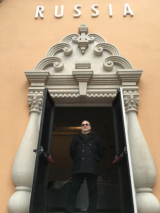 Гриша Брускин в Венеции, 2015 Гриша Брускин в Венеции, 2015