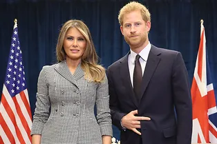 Мелания Трамп и принц Гарри на церемонии открытия Invictus Games
