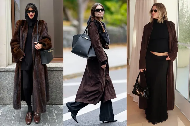 Больше не табу: как правильно сочетать черный и коричневый