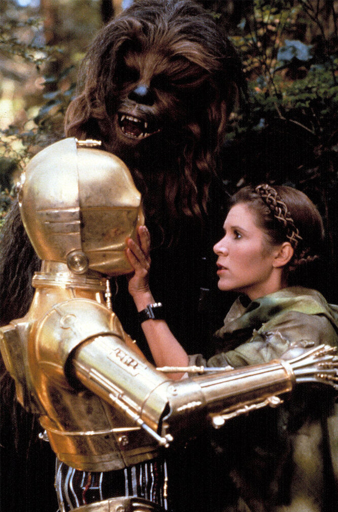 Кадр из фильма «Звёздные войны: Эпизод 6 – Возвращение Джедая», 1983 год