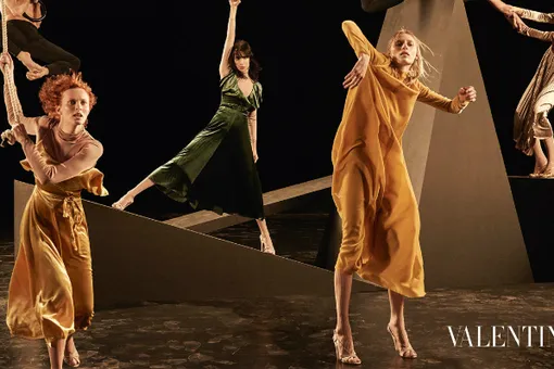 Танцоры в рекламной кампании Valentino