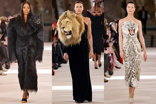 Головы зверей из дантовского ада на платьях Schiaparelli — лучшее начало кутюрной Недели моды