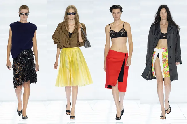 Почему на новом показе Prada не было ни платьев, ни брюк