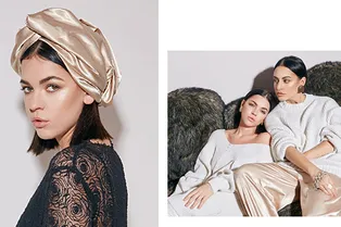 Шелковые пижамы, замшевые халаты и «рифленые» юбки макси в новогодней коллекции Ushatava