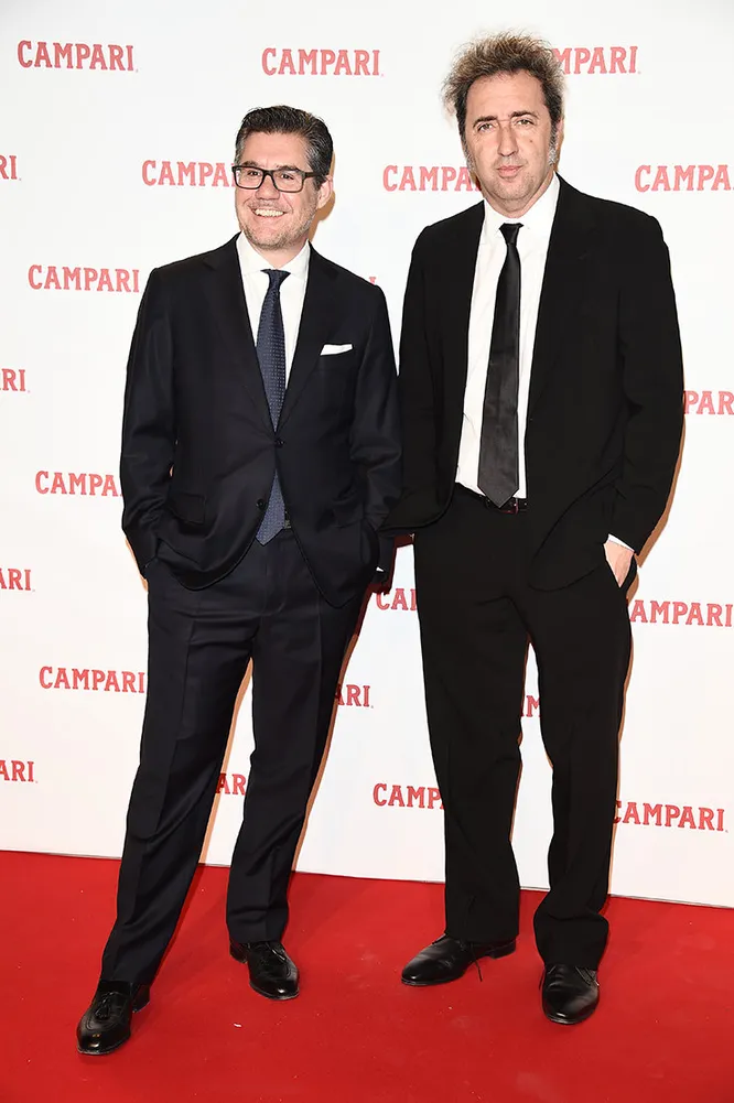 Боб Кунце-Концевич, генеральный директор Gruppo Campari, и Паоло Соррентино