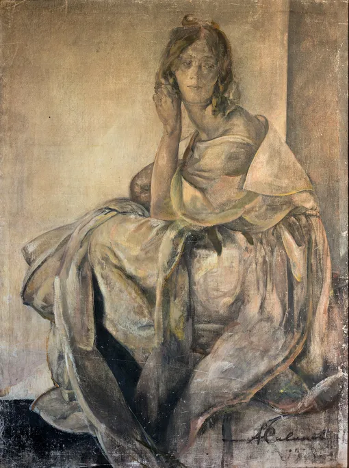 Савинов А. Портрет Надежды Неслуховской. 1923. Частное собрание Савинов А. Портрет Надежды Неслуховской. 1923. Частное собрание