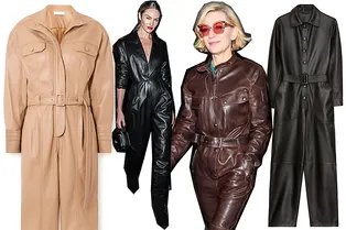 Этой зимой носите кожаные комбинезоны, как Кэндис Свейнпол и Кейт Бланшетт