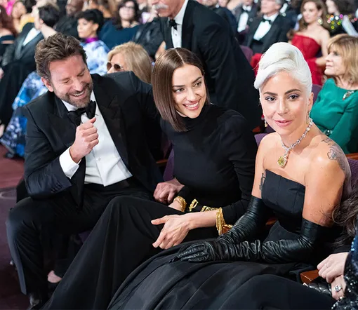 Брэдли Купер, Ирина Шейк и Леди Гага