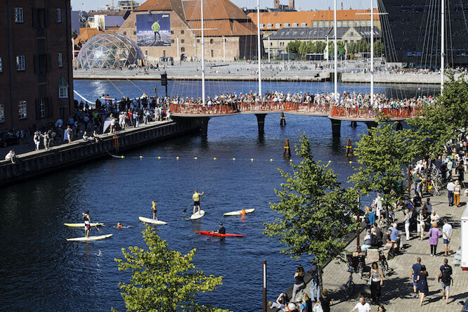 «Круглый» мост в Копенгагене