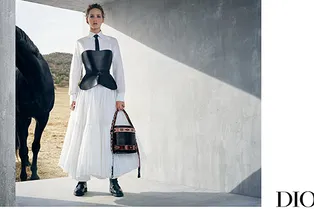 Дженнифер Лоуренс в образе мексиканской всадницы в новой рекламной кампании Christian Dior