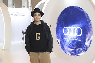 Иван Ургант, Андрей Малахов, Алена Долецкая на открытии ярмарки современного искусства Cosmoscow