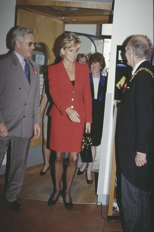 Принцесса Диана в Лондоне, 1996