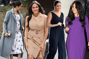 Идеальный базовый гардероб: 25 лучших образов Меган Маркл в 2019 году