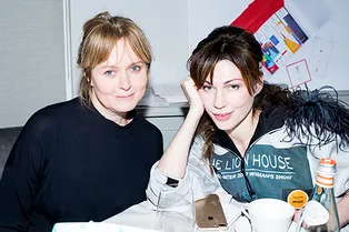 Анна Михалкова и Евгения Линович на beauty-завтраке MontCarotte