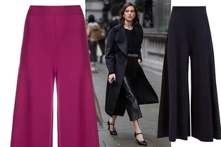 10 пар самых стильных кюлотов на весну, чтобы носить с ботильонами и лодочками