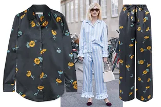 9 пижамных костюмов, чтобы носить их как звезды стритстайла