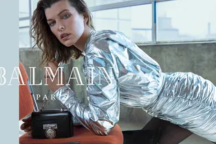 Назад в будущее: Милла Йовович в новой съемке Balmain