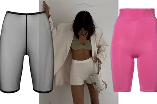 Как носить велосипедки, чтобы не быть last season