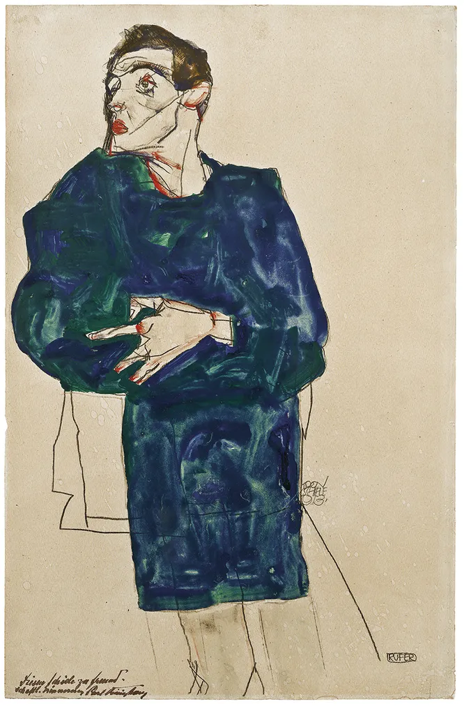 Egon Schiele, The Caller, 1913