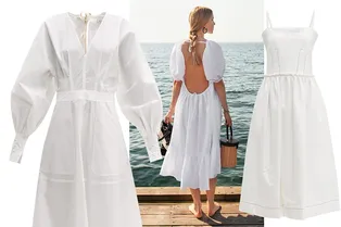 9 минималистичных белых платьев, которые можно носить куда угодно