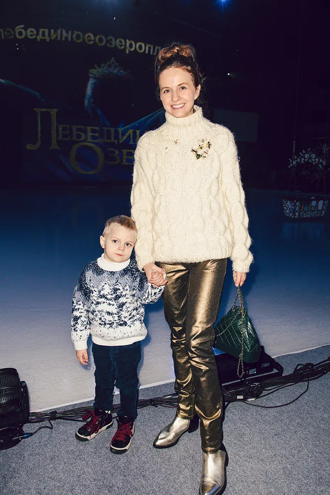Юлия Прудько с сыном