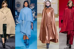 Носим кейп как Лулу де ла Фалез, главная муза Ива Сен-Лорана