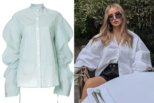 8 блузок с объемными рукавами, которые будут самыми модными в 2021