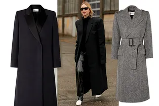Любимый фасон звезд стритстайла: 10 пальто «с мужского плеча»