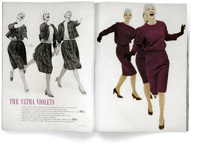 Съемка Ричарда Аведона The Ultra Violets для Harper's Bazaar USA, август 1958