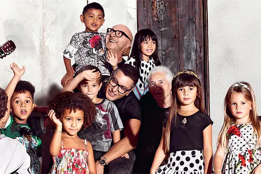 Детская рекламная кампания Dolce & Gabbana
