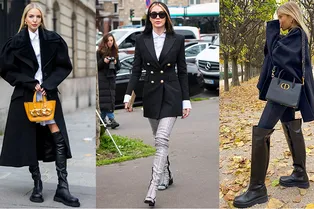 С чем носить ботфорты без каблука: 15 стильных вариантов