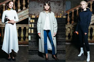 Наталья Гольденберг и Ольга Карпуть на ужине Cos в Музее архитектуры имени А. В. Щусева