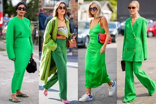 Не только Bottega: все лето носите вещи в ярко-зеленом оттенке
