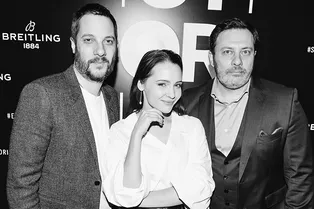 Сергей Минаев, Александр Цыпкин, Никита Кукушкин и Юлия Хлынина на третьей вечеринке Esquire Stories