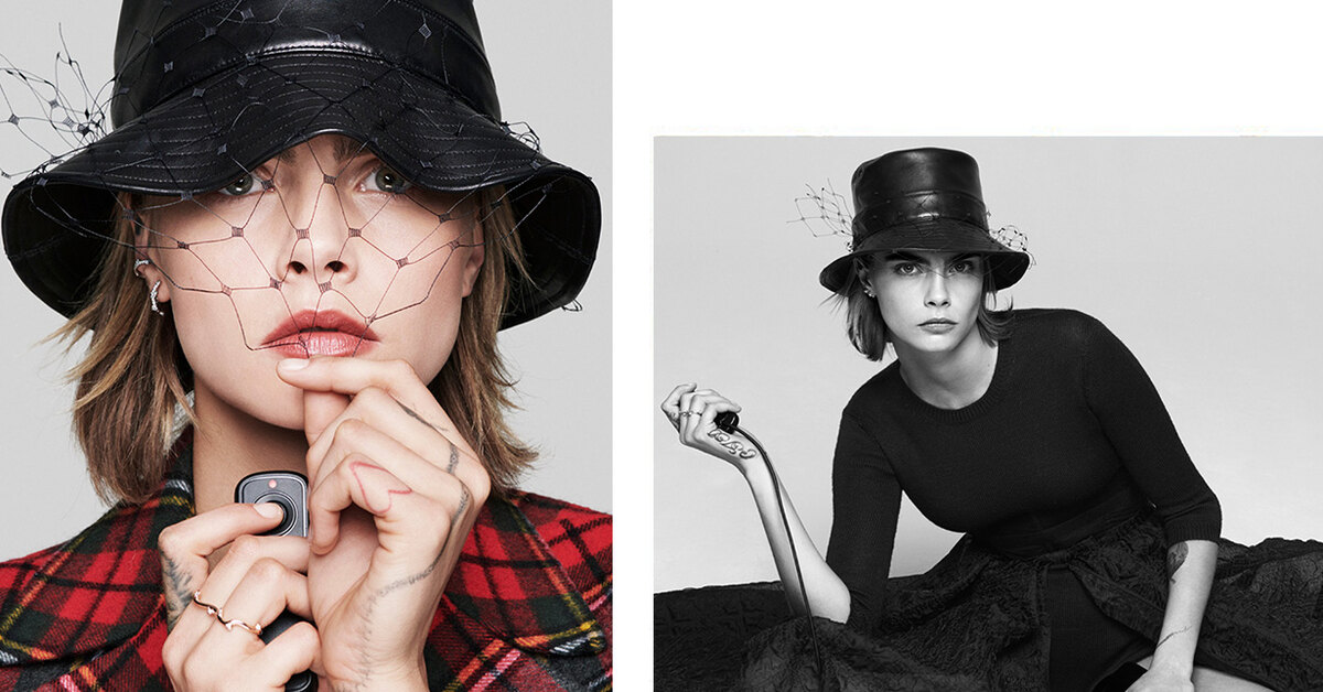 Из актрис — обратно в модели: Кара Делевинь стала лицом помады Dior Addict Stellar Shine