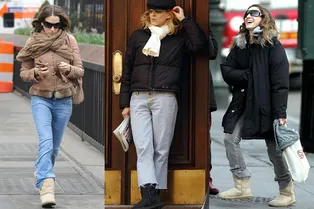 Угги самая комфортная обувь для холодной зимы. Носите их, как Сара Джессика Паркер в нулевых