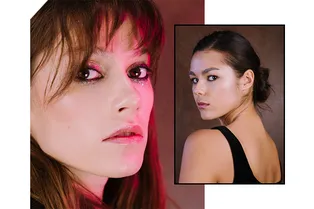 2 классные идеи новогоднего макияжа с помощью глиттера