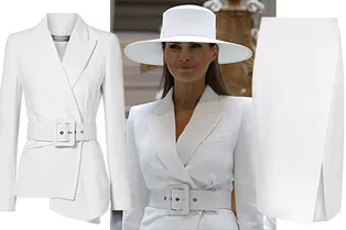 5 белоснежных костюмов для особых случаев, как у Мелании Трамп