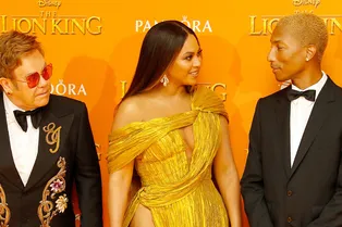 Can you feel the love tonight: Бейонсе и Элтон Джон на премьере мультфильма «Король лев»