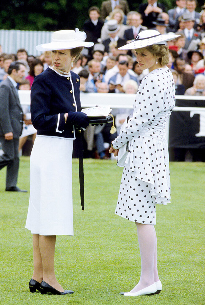 С принцессой Дианой, 1986 год