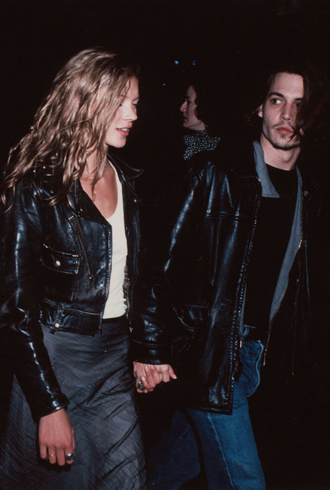 Кейт Мосс и Джонни Депп, 1994