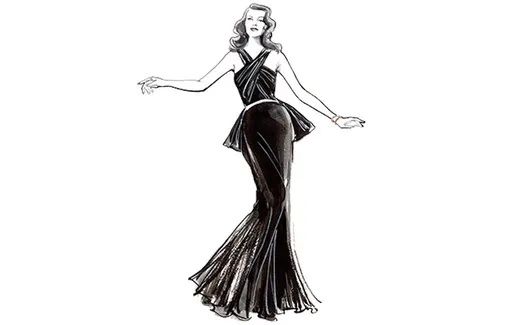 Эскиз платья Givenchy