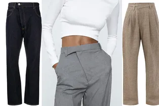 Неожиданный акцент: носите брюки со смещенной ширинкой